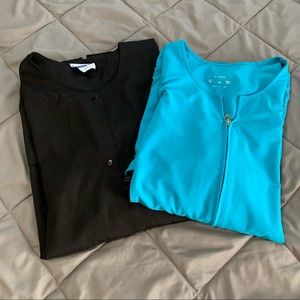 Women’s Nursing/Healthcare 2 piece scrub jacket tops (B16)